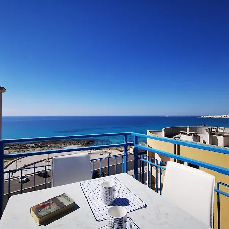 דירה Lido Piccolo Vista Mare Con Garage - Apulia